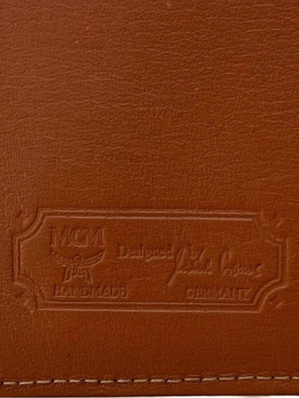 MCM Vintage Top Handle Satchel / Tote Cognac Visetos Monogram Pre-Owned - Picture 13 of 14